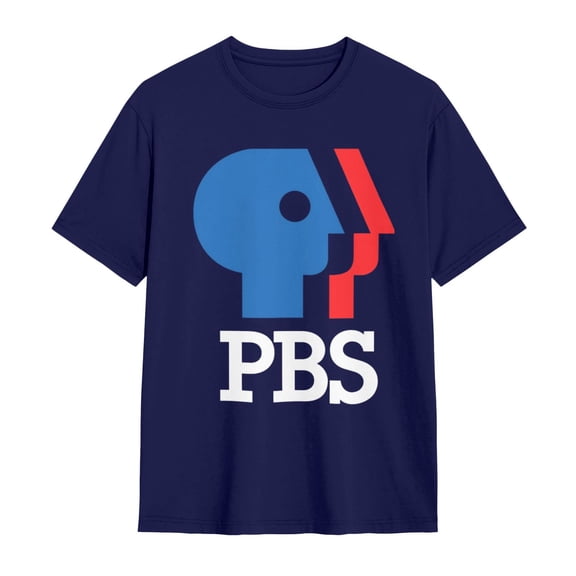Pbs Vintage T-Shirt Casual Tee For Men Women