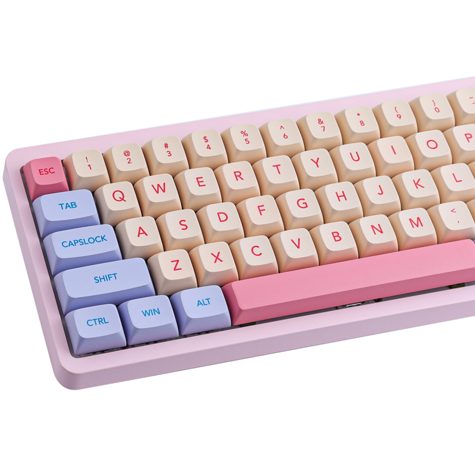 JOMKIZ 136 Keys PBT XDA Keycaps - Dye-Sub Custom Layout For Cherry MX Mechanical Keyboards, Western Cowboy Theme