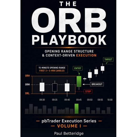 Pbtrader Execution The ORB Playbook: Opening Range Structure & Context-Driven Execution Framework, (Paperback)