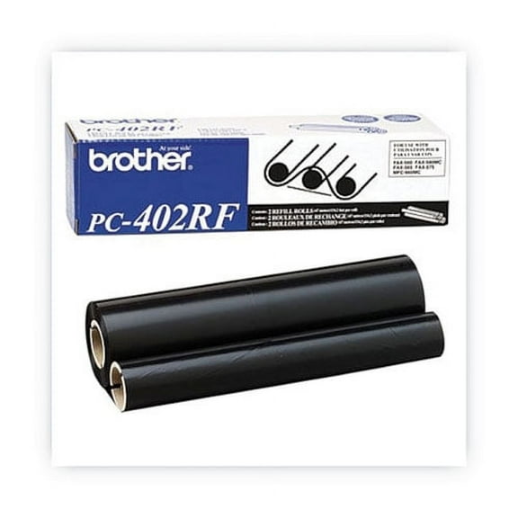 Pc-402rf Thermal Transfer Refill Roll, 150 Page-Yield, Black, 2/pack | Bundle of 5 Packs