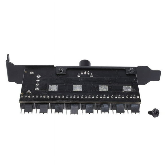 Pc 8 Channels Fan Hub Cooling Fan Speed Controller for CPU Case HDD VGA PWM Fan PCI B xc7114