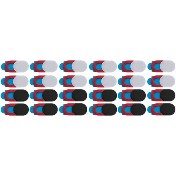 Pc Accessories 24pcs Metal for Desktop Smartphones Patch Phone Practical Tablet Computer Thin Cover Camera Notebook Throbbing Privacy Webcam Web Microphone Mobile Computers Laptops