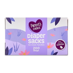 Parent's Choice Disposable Diaper Sacks, Baby Powder Scent, 200 Count
