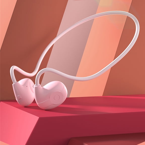 Pc Gaming Headset 2023 New Bluetooth 5.3 Earphone In-ear Wireless Sports Mini Digital Display Headphone Charging Bin Earphones Wireless Bluetooth Pink