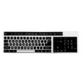 thumbnail image 1 of Pc Keyboard Cover Skin Silicone Desktop Keyboard Skin 17.3"x5.3" Black 1Pcs, 1 of 5