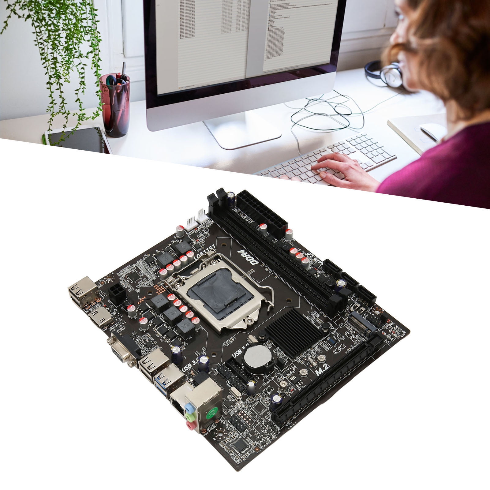 Pc Motherboard Desktop Motherboard Dual Channel DDR4 SO DIMM 32GB/s M.2