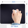 thumbnail image 1 of Pc PU Mouse Pad Non-Slip Gaming Desktop Leather Mouse Pad Waterproof Anti-Scratch Easy To Clean Mat For PC Laptop Desktop, 1 of 1