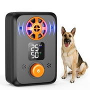 PcEoTllar Anti Barking Device, 5 Modes 50FT Ultrasonic Dog Barking Control Devices, Rechargeable Dog Bark Deterrent Devices Bark Box, Dog Barking Silencer, Black & Orange