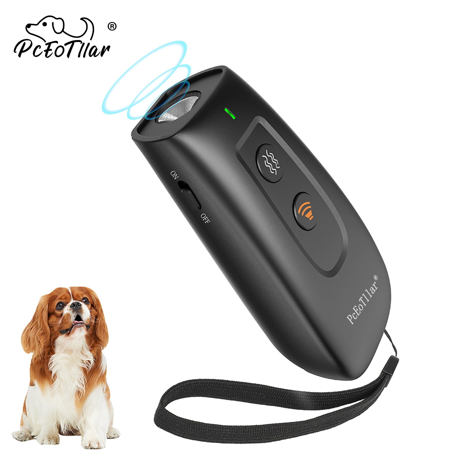 PcEoTllar Anti Barking Device, Ultrasonic Dog Barking Deterrent, Dog