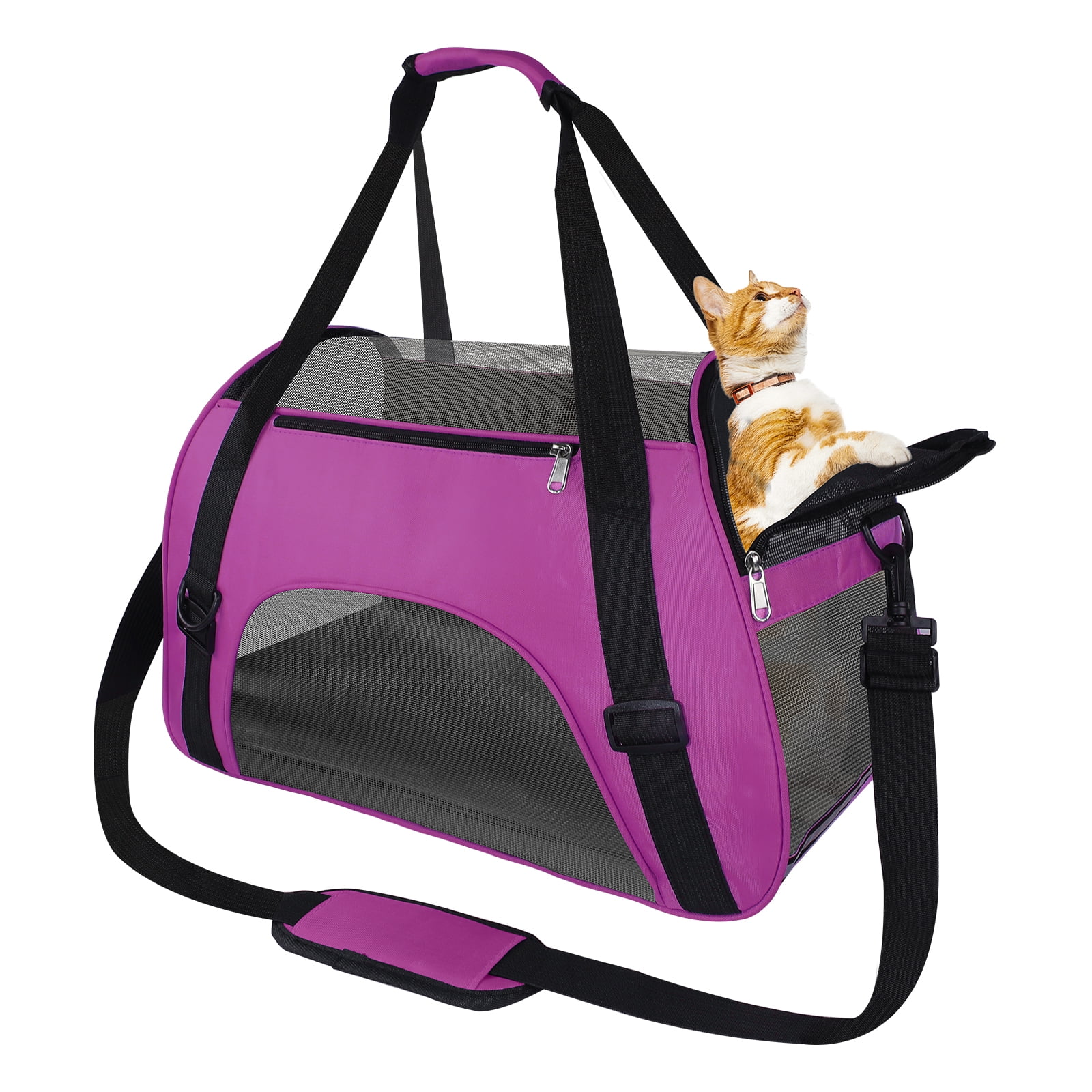 PcEoTllar Cat Carrier Airline Approved Pet Carrier, Dog Carrier, Puppy