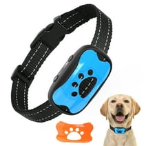 PcEoTllar Dog Bark Collar - Humane, Rechargeable Anti Barking Collar with 7 Adjustable Levels, No Bark Collar for Small Medium Large Dogs, Waterproof (Blue)