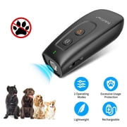PcEoTllar Dog Barking Control Devices, Dog Bark Deterrent Devices, Outdoor Anti Bark Device, Ultrasonic Puppy Dog Silencer, Black