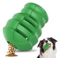 thumbnail image 1 of PcEoTllar Treat Dispensing Dog Toys for Aggressive Chewers, Beef-Flavored Rubber Treat Dispensing Puzzle Toy for Medium & Large Dogs, Green, 1 of 8