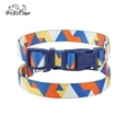 thumbnail image 1 of PcEoTllar Dog Collar with Geometric Patterns – Colorful Stylish & Durable Nylon Dog Collar for Small Medium Large Dogs (Imagine The Future, Small), 1 of 8