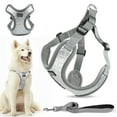 PcEoTllar Dog Harness and Leash Combo, Escape Proof No Pull Vest