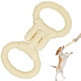 thumbnail image 1 of PcEoTllar Dog Toys for Aggressive Chewers, Outdoor Tug Dog Toy for Small Medium Large Breeds, Beige, 1 of 10