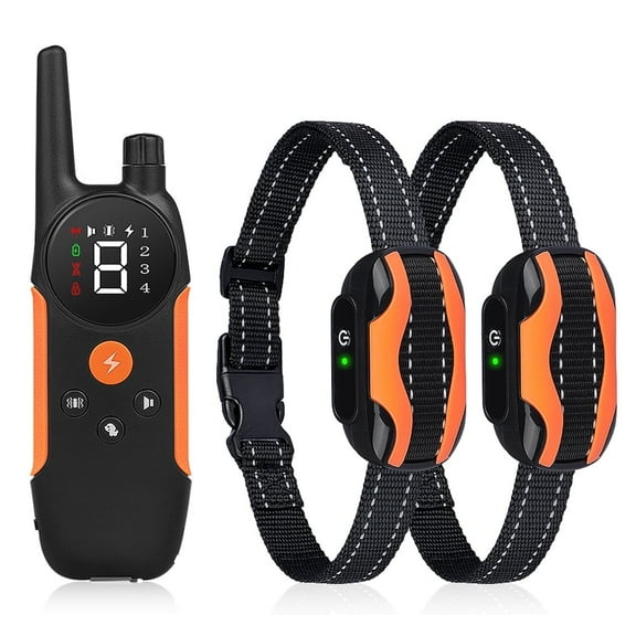 PcEoTllar Dog Training Collars for 2 Dogs, 2 Receivers Dog Shock Collar with Remote, 3 Training Modes Beep Vibration Shock for Small Medium Large Dogs
