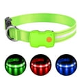 thumbnail image 1 of PcEoTllar Light up Dog Collar, LED Dog Collar Rechargeable, Pet Dog Collars for Large Dogs, Green L, 1 of 8