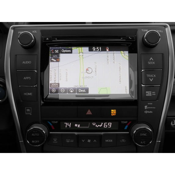 PcProfessional Screen Protector (Set of 2) for 2014 2015 2016 Toyota Prius Two / Two Eco 6.1" Entune Touch Screen Display Navigation System Anti Glare Anti Scratch Filters UV