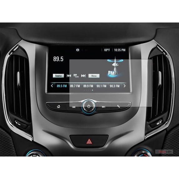 PcProfessional Screen Protector (Set of 2) for 2017 2018 Chevrolet Sonic 7" Chevy Mylink Touch Screen Display Navigation System High Clarity Anti Scratch Filters UV