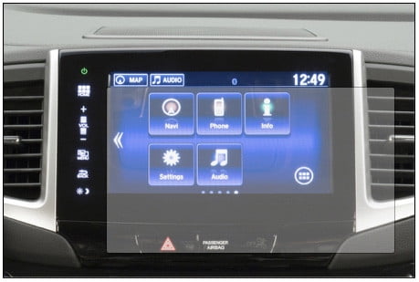 Screen Protector For 2015-2019 Lincoln MKC 8" SYNC 3 Touchscreen - Anti-Scratch, High Clarity (2-Pack)