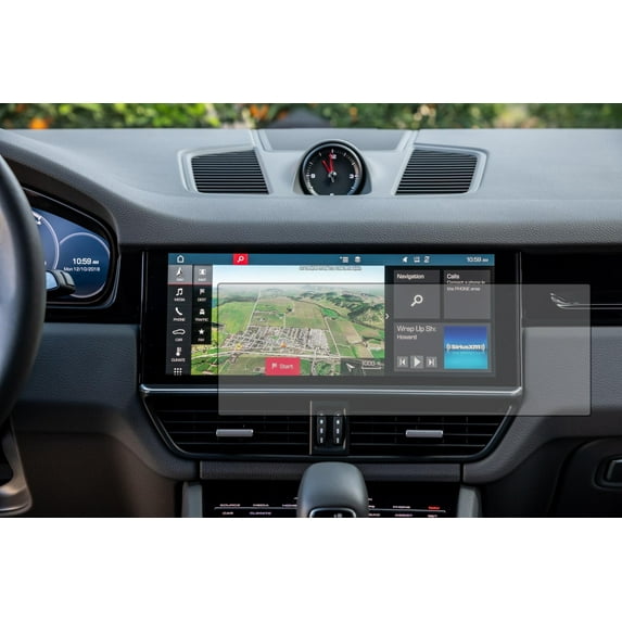 PcProfessional Screen Protector (Set of 2) for 2018 2019 2020 Porsche Cayenne 12.3 inch Infotainment Touch Screen Display Anti Glare Anti Scratch Filters UV