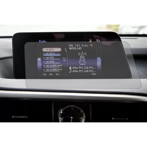 PcProfessional Screen Protector (Set of 2) for 2019 2020 Lexus RX SUV RX350 RX350L RX450h RX450hL 8 inch Infotainment Touch Screen Display Anti Glare Anti Scratch Filters UV