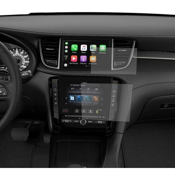 PcProfessional Screen Protector (Set of 2) for 2020 Infiniti QX50 7 inch+ 8 inch (dual screen) Infotainment Touch Screen Display Anti Glare Anti Scratch Filters UV
