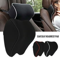 Pcapzz 1PCS Car Seat Headrest Pad Auto Car Neck Pillow Memory Foam Pillows Cervical Neck Rest Seat Breathable Headrest Cushion Pad