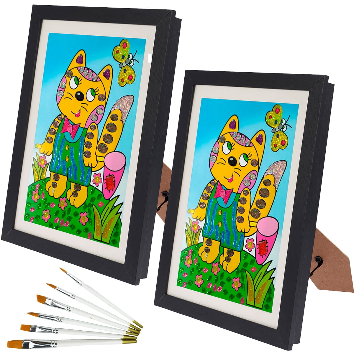 Pcapzz 2Pcs Kids Art Frames,2023 Upgrade A4 Front Opening Photo Frames