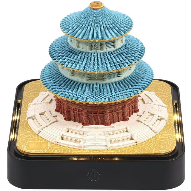 Pcapzz 3D Desk Calendar Creative Calendar Memo Pad with LED Light Tear ...