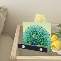 Pcapzz 3D Memo Pad Creative Paper Art Calendar DIY Cute Exquisite Paper Carving Notes Decor Notepad Sticky Note Calendar for Home Office Desktop,Peacock