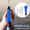 thumbnail image 1 of Pcapzz Electric Riveting Tool Conversion Head,Rivet Adapter Tools 4 Rivet Heads 2.4mm-4.8mm Fast Riveters Conversion Head Set, 1 of 9