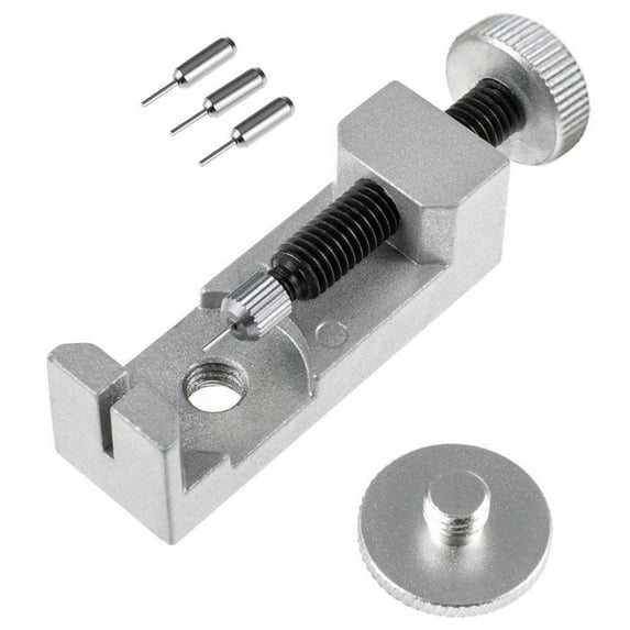 Pcapzz Watch Link Remover Kit Watch Band Tool Watch Band Strap Link Pin Remover Repair Tool Kit Fit All Kinds of Metal Watch Band or Bracelets with 3 Extra Punch Pins for Watchmakers