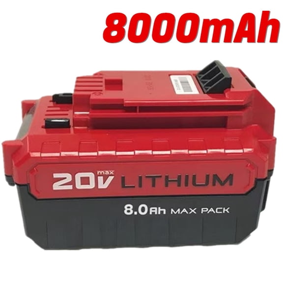 Pcc685l 8.0Ah Compatible With Porter Cable 20V Lithium-ion Battery Pcc680l Pcc682l Pcc681l
