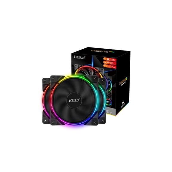 Pccooler CORONA3-IN-1FRGBKIT Corona 3-in-1 Frgb Kit - Case Fan Kit