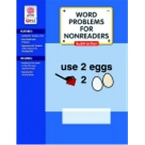 Pci Educational Publishing Pro-Ed Word Problems For Nonreaders - Subtraction Binder