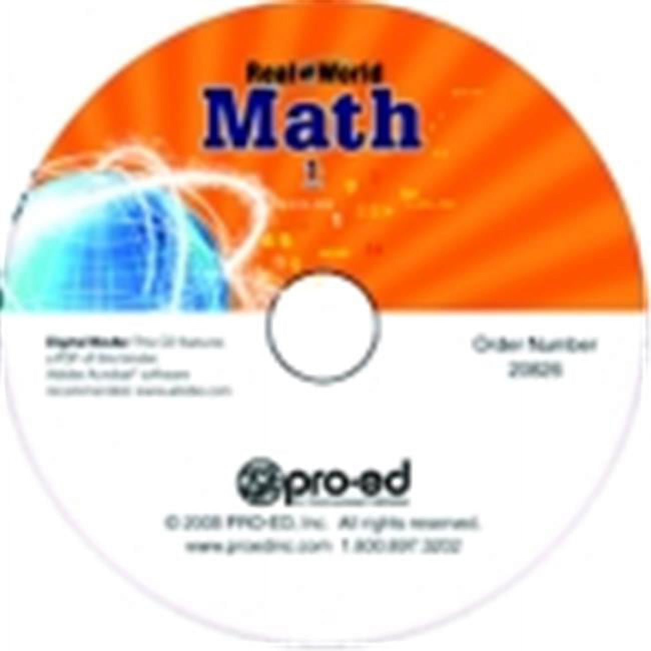 Pci Educational Publishing Real World Math 1 Digital Version Cd