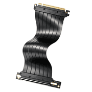 Pcie 5.0 Riser Cable, PCIe 5.0 x16 High Speed Flexible Extension 90 Degree Adapter Compatible with RTX4090/ 5090/ RX7900XTX and Pcie 4.0 System 200mm/7.8inch
