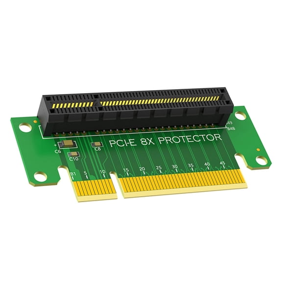 Pcie 8X Risers Card to Pcie 8X Extension Cable 90 Degree Right Angle Risers