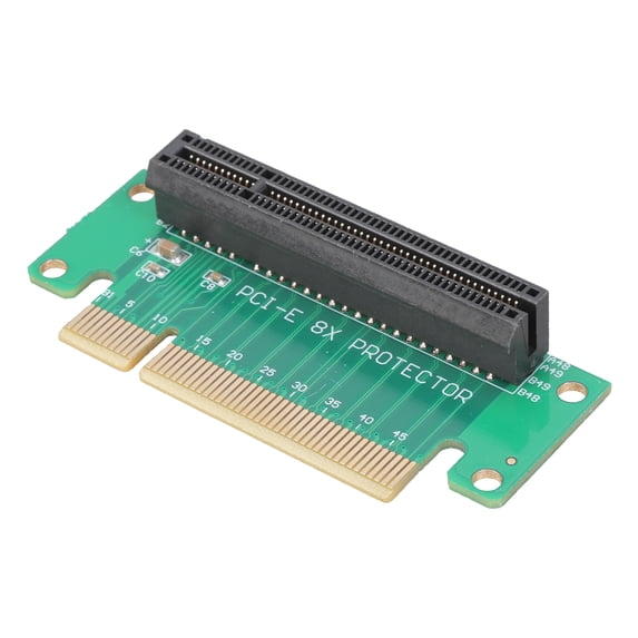 Pcie 8X to Pcie 8X Risers Adapter Card 90 Degree Angles PCIE Extender ...