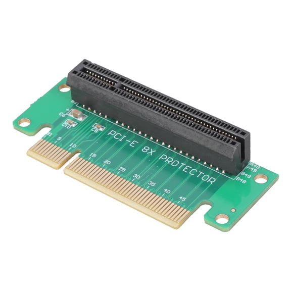 Pcie 8X to Pcie 8X Risers Card 90 Degree Risers Card Extension Slot Transfer Card for 1U Server Chassis Case