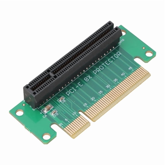 Pcie 8X to Pcie 8X Risers Card 90 Degree Risers Card Extension Slot Transfer Card for 1U Server Chassis Case