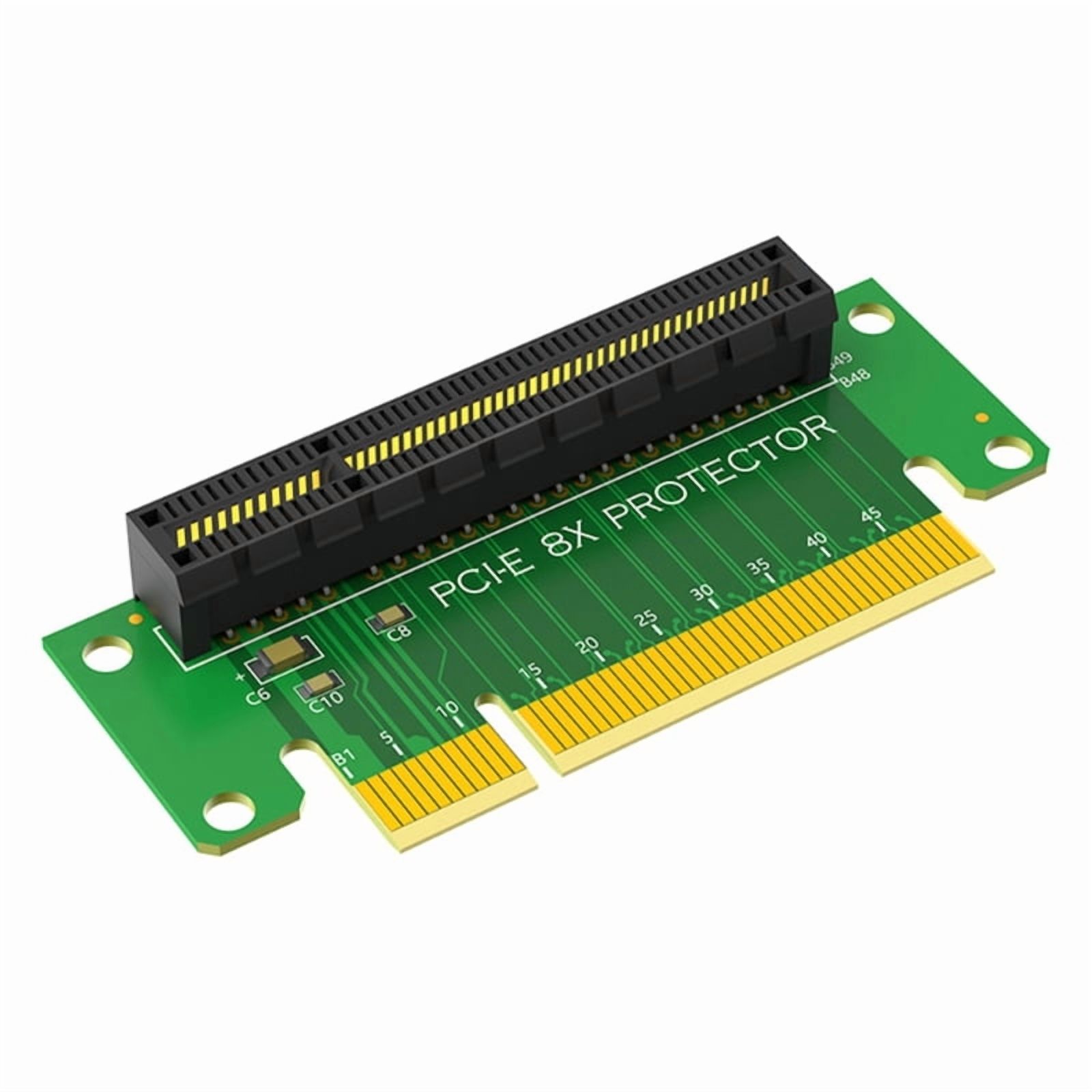 X Risers Pcie 8X to Pcie 8X Risers Card 90 Degree Risers Card Extension Slot ...