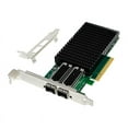 thumbnail image 1 of Pcie X8 X-4 Dual-Port 25G Sfp28 Fiber Optic Network Card Dual-Port 10G Network Adapter Card, 1 of 6