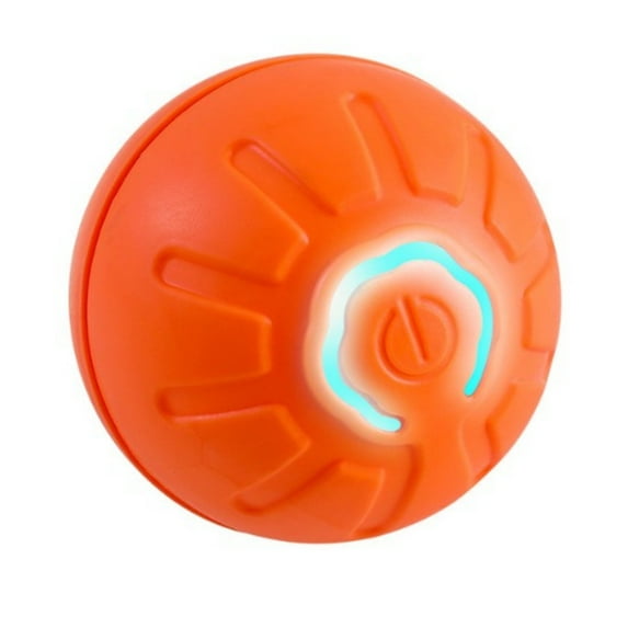 Pcksrro Dog Toy Automatic Interactive Dog Toy for Dogs Interactive Play for Dogs USB Rechargeable Orange