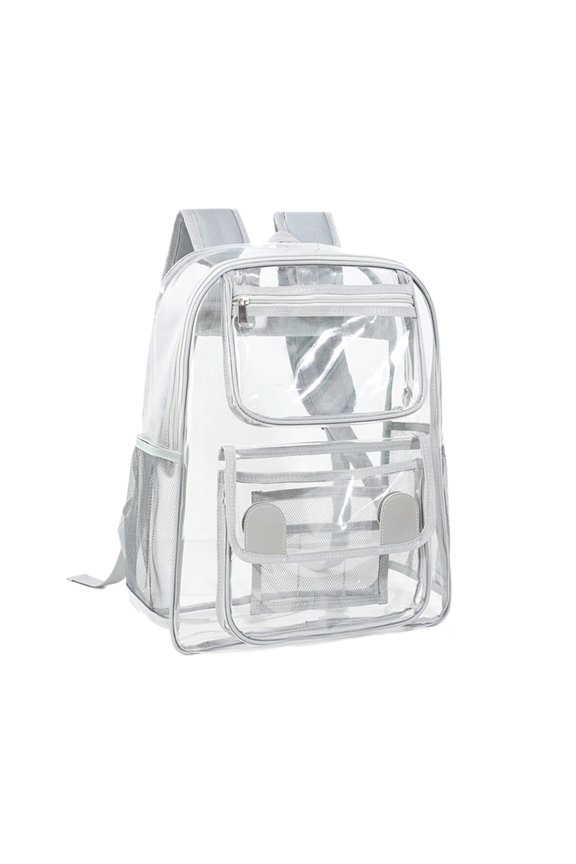 Heavy Duty Clear Backpack Stadium Security Approved Mini Gym Drawstring Bag