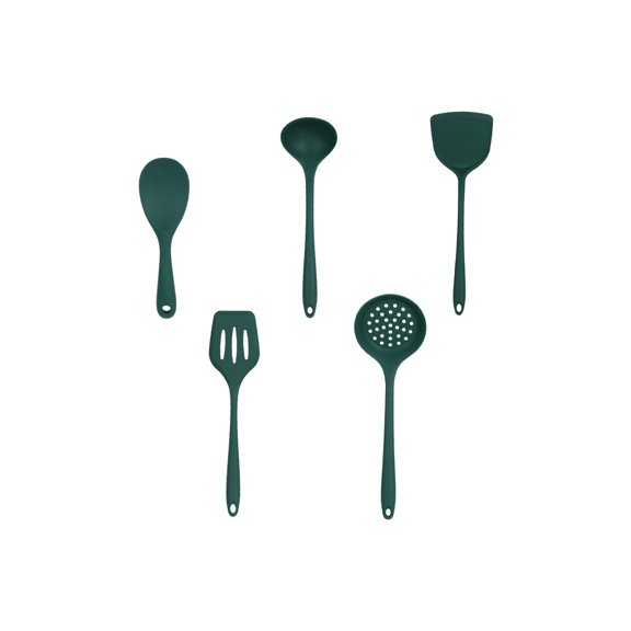 Pcksrro Multifunctional Kitchenware Five Piece Set Kitchen Spoon Cooking Shovel Colander Set Is Easy To Clean And Suitable For Various Cooking Needs