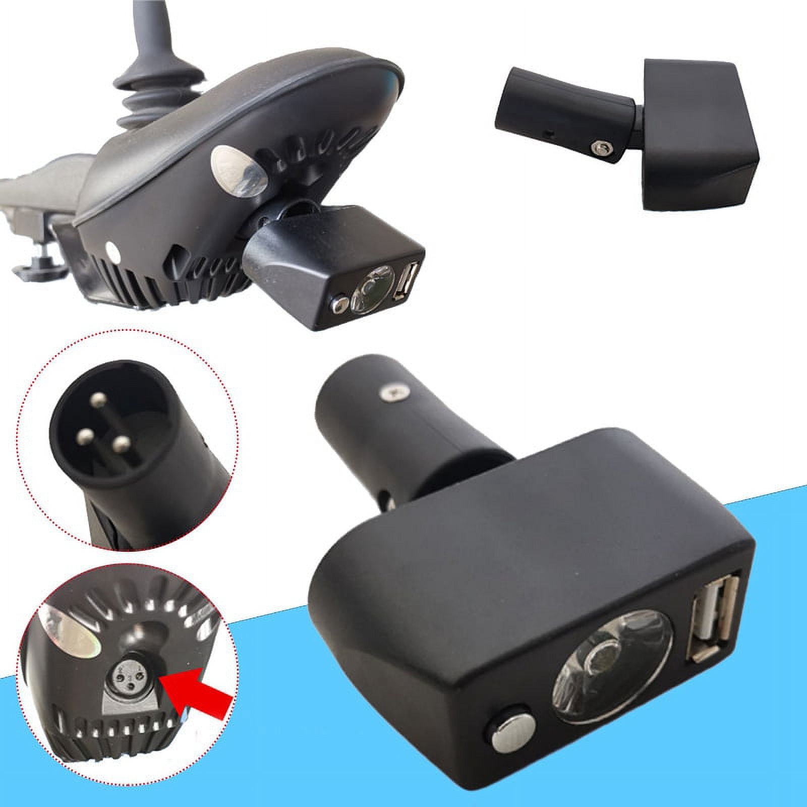 Pcmos LED Electric Wheelchair Lights Fit for Mobility Motorized