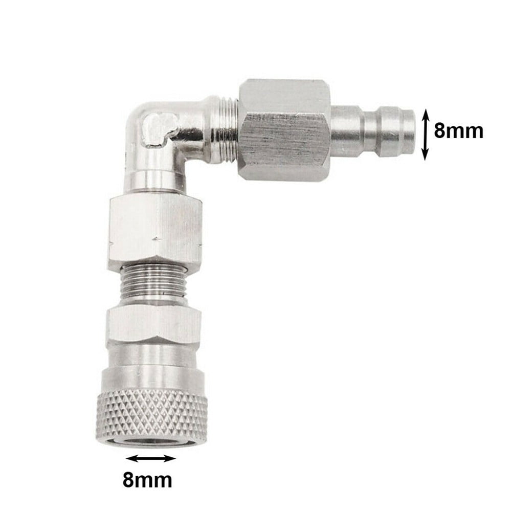 PCP Paintball DIY 90° Swivel Quick Disconnect Release Fitting Adapter